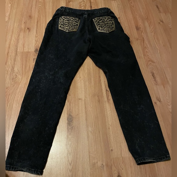 Nicki Minaj Black Denim Jeans size 13/14 EUC - Picture 4 of 7